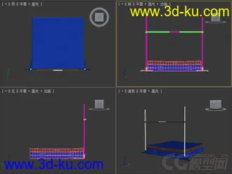 体育竞技跳杆模型的图片