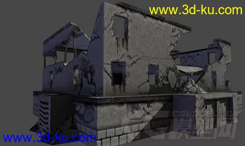 废弃的房子模型的图片2
