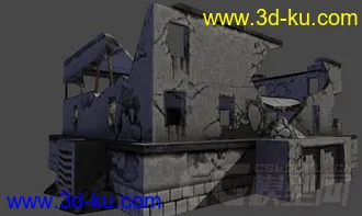 3D打印模型废弃的房子的图片