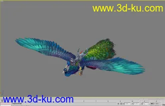3D打印模型孔雀的图片