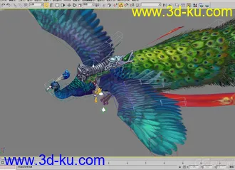 3D打印模型孔雀的图片