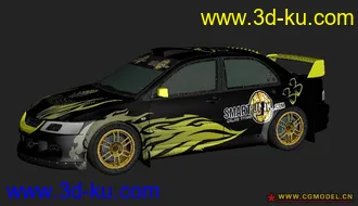 3D打印模型cgmodel首发-尘埃2@Mitsubishi Lancer Evolution IX的图片
