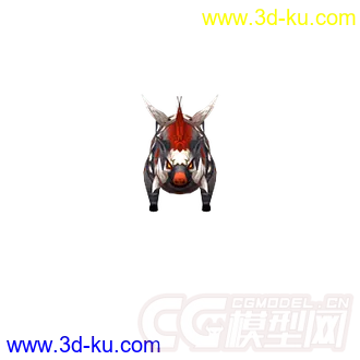 3D打印模型远征q传_怪物_野猪头目的图片