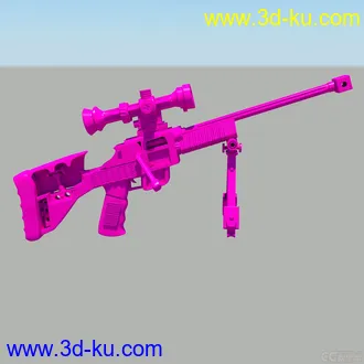 3D打印模型自制枪械的图片