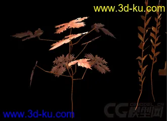 3D打印模型一组植物，花草的图片