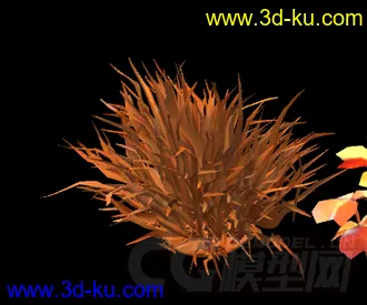 3D打印模型一组植物，花草的图片