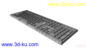 3D打印模型键盘的图片