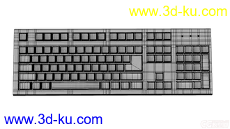 3D打印模型键盘的图片