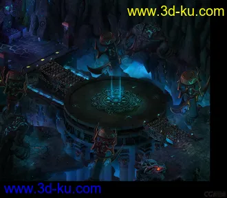 3D打印模型醉西游场景资源的图片