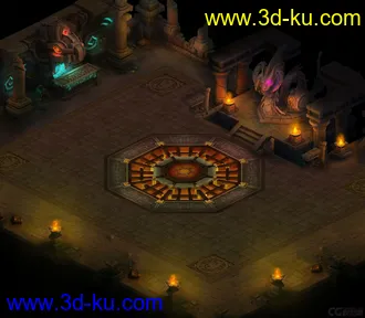 3D打印模型醉西游场景资源的图片