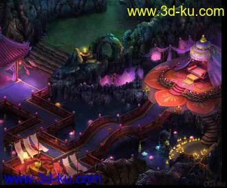 3D打印模型醉西游场景资源的图片