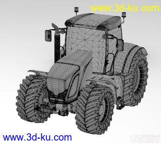 3D打印模型工程车的图片
