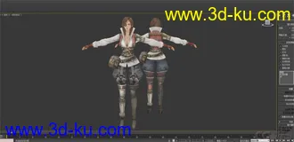 3D打印模型女海盗的图片