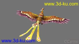 3D打印模型凤鸟的图片