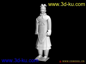 3D打印模型兵马俑的图片