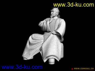 3D打印模型林则徐雕塑的图片