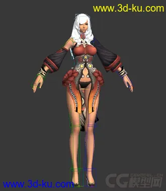 剑灵女模型的图片
