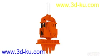 3D打印模型弹簧振动锤的图片