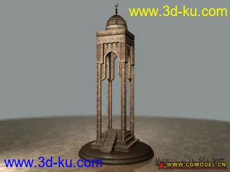 3D打印模型祭祀塔的图片