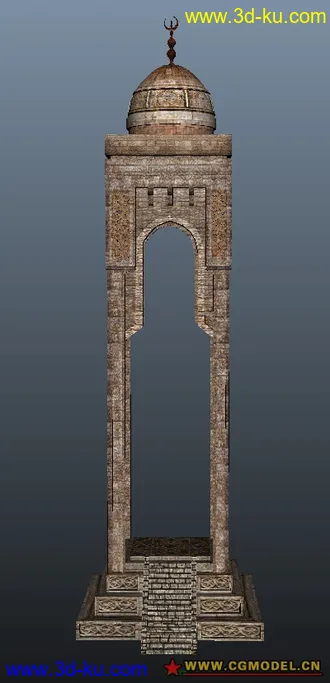 3D打印模型祭祀塔的图片