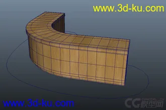 3D打印模型转角桌拐角办公桌的图片
