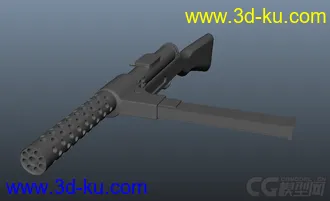 3D打印模型简易冲锋枪的图片