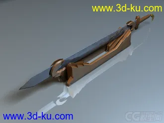 随便做的长剑模型的图片