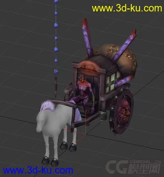 3D打印模型恶鬼马车的图片