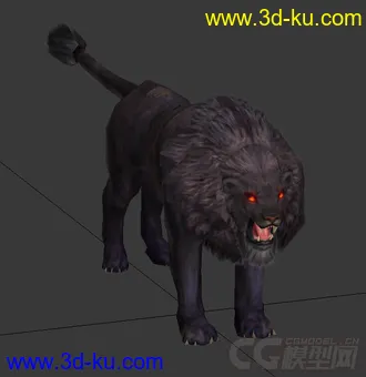 3D打印模型黑狮子~~~~~~~~~~~~~~~的图片
