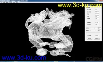 3D打印模型漂亮的貔貅 OBJ 格式 适合生成点云雕刻水晶做个小礼品的图片