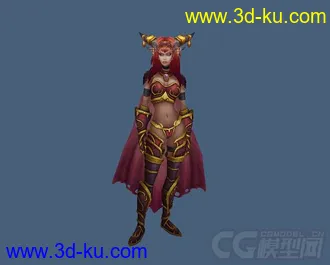 经典网游魔兽世界模型带动画第一季的图片