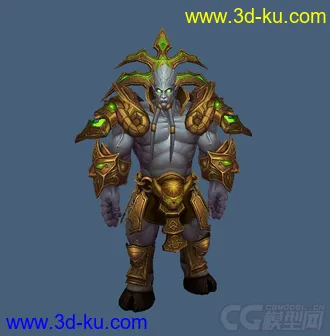 经典网游魔兽世界模型带动画第一季的图片