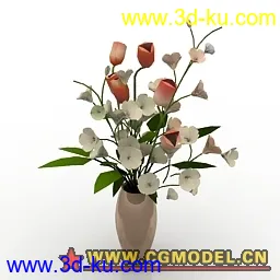 3D打印模型lowpoly flowers的图片