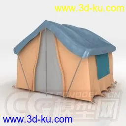3D打印模型露营帐篷的图片