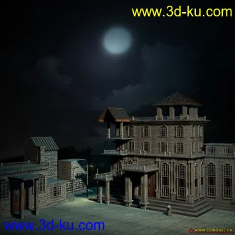 3D打印模型分享一个游戏场景的图片