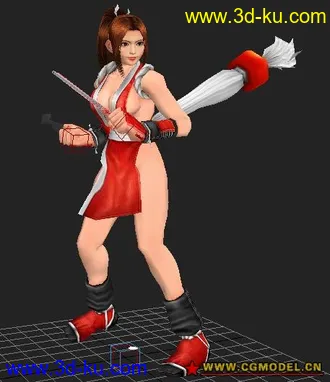 3D打印模型不知火舞的图片