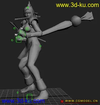 3D打印模型不知火舞的图片