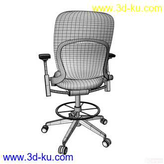 3D打印模型办公室转椅的图片