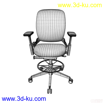 3D打印模型办公室转椅的图片