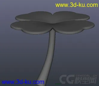 植物、幸运四叶草写实模型的图片