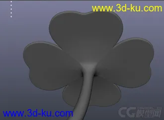 植物、幸运四叶草写实模型的图片