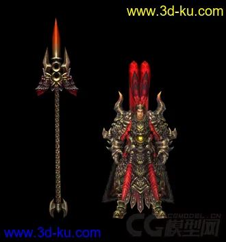 3D打印模型三国  吕布   哇哈哈哈哈的图片