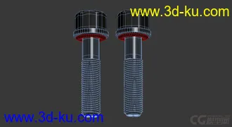 3D打印模型MAX 精细螺丝的图片