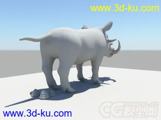 3D打印模型野猪的图片