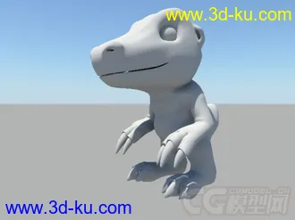 3D打印模型数码宝贝  亚古兽的图片