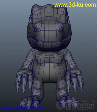 3D打印模型数码宝贝  亚古兽的图片