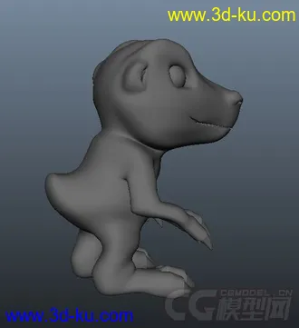 3D打印模型数码宝贝  亚古兽的图片