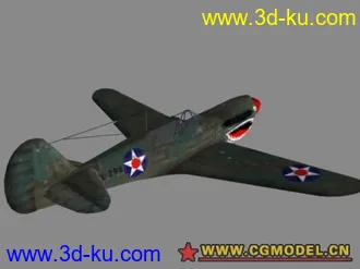 3D打印模型这里没有的P40战斧战斗机的图片