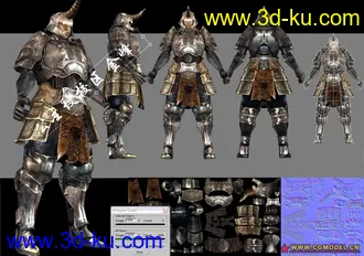 3D打印模型精致狂战士的图片