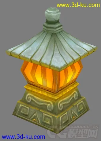 3D打印模型麻辣江湖三个场景小物件的图片